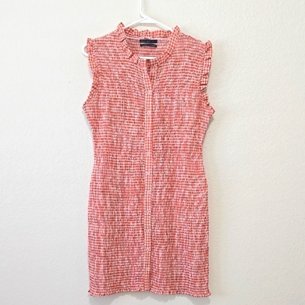Urban Outfitters Pink Sheath Dress Mock Neck‎ Mini size Large